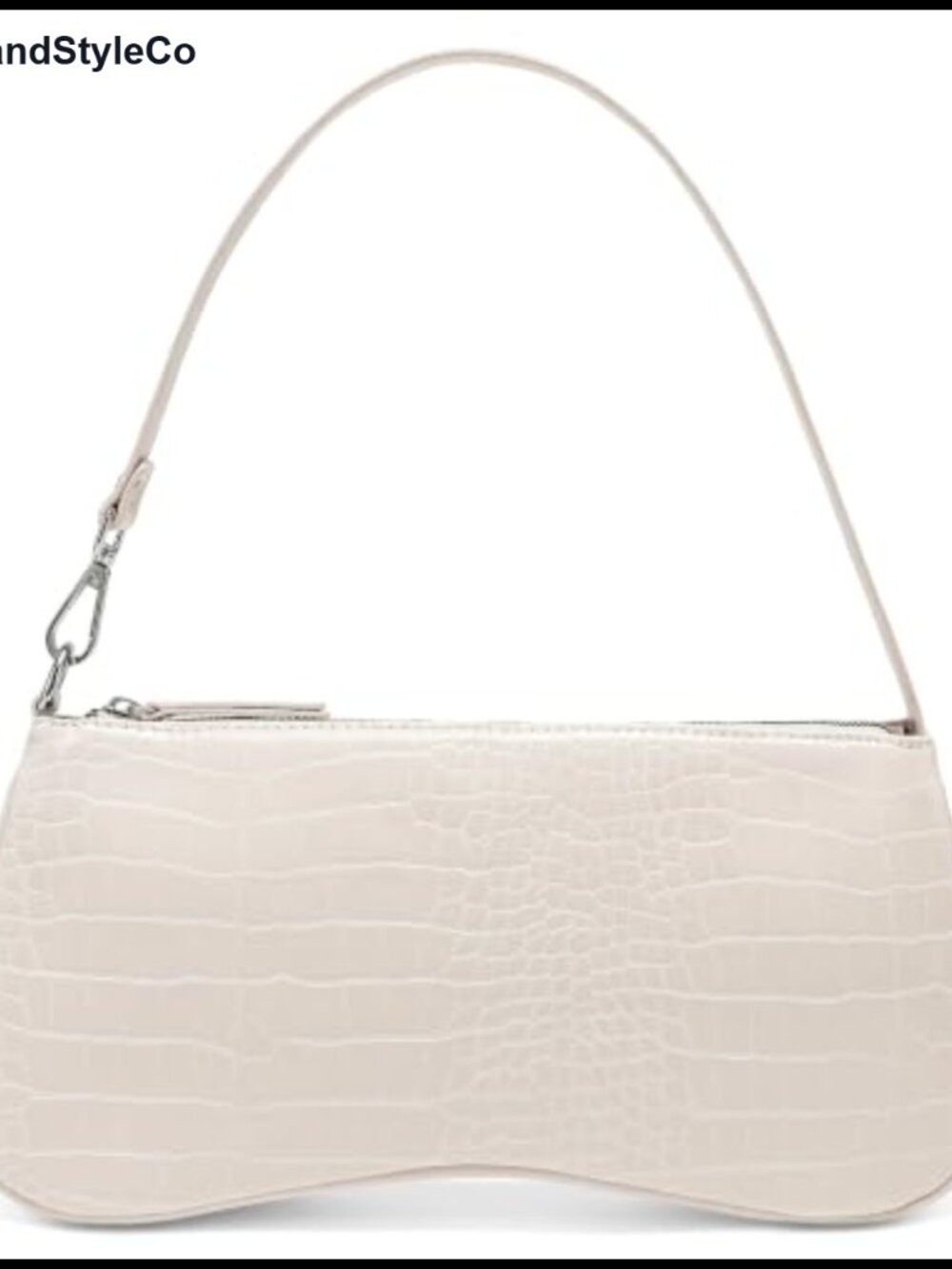 Crocodile Faux Leather Shoulder Bag Women Small Trendy Purse Going Out